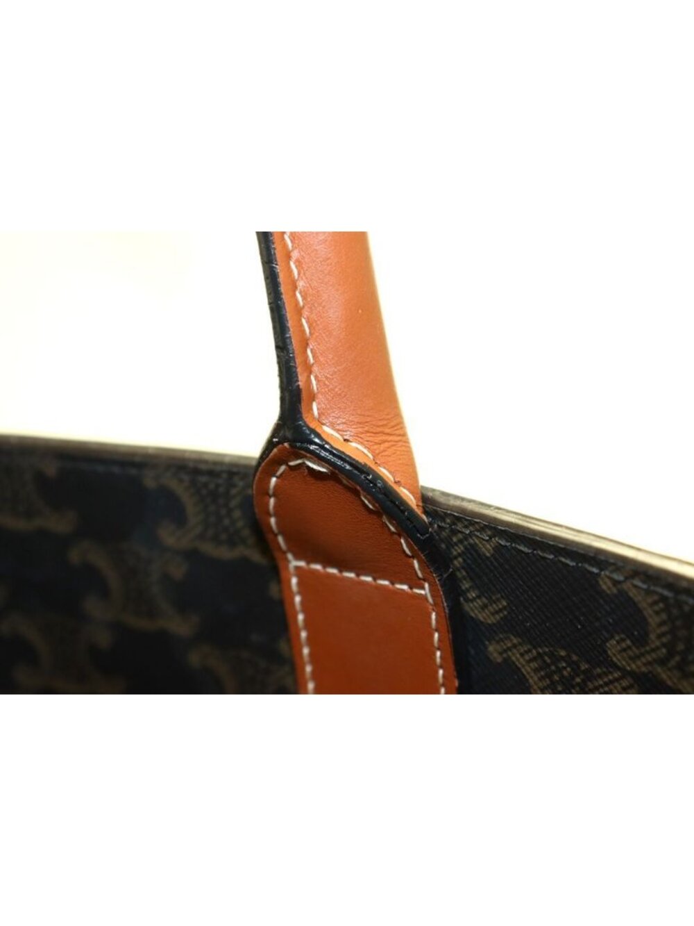 Celine Triomphe Small Vertical Cover Leather Tote - Picture 9 of 11
